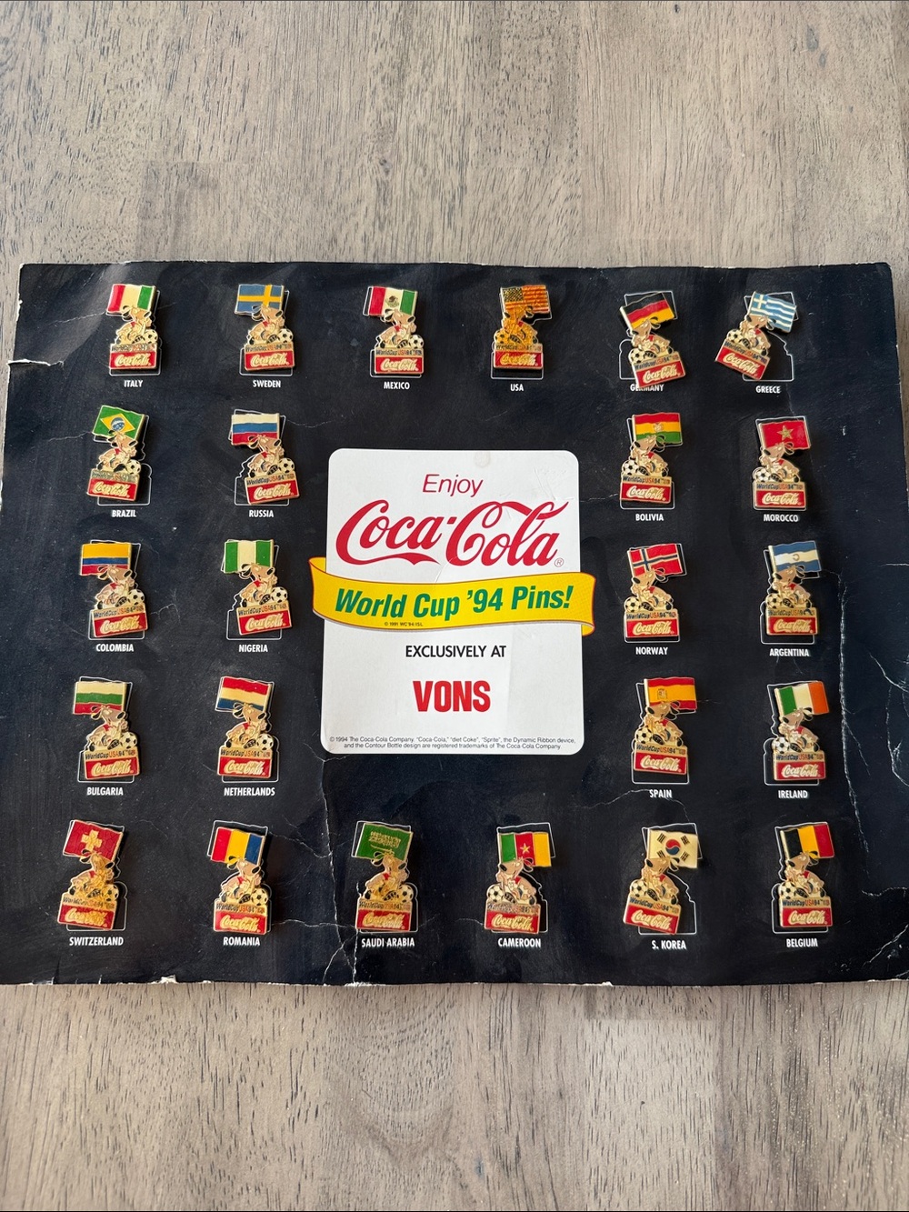 World Cup Pins from 1994